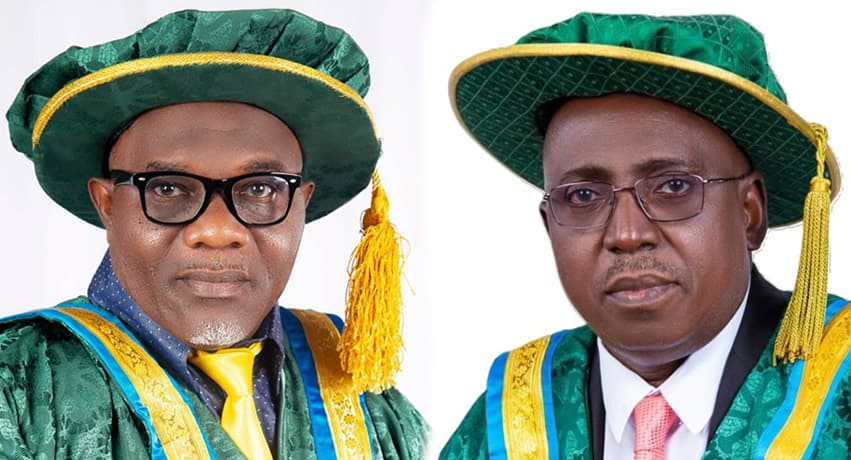 FUNAAB VC Congratulates Atayese on Appointment as Pioneer VC of New Federal University in Iragbiji